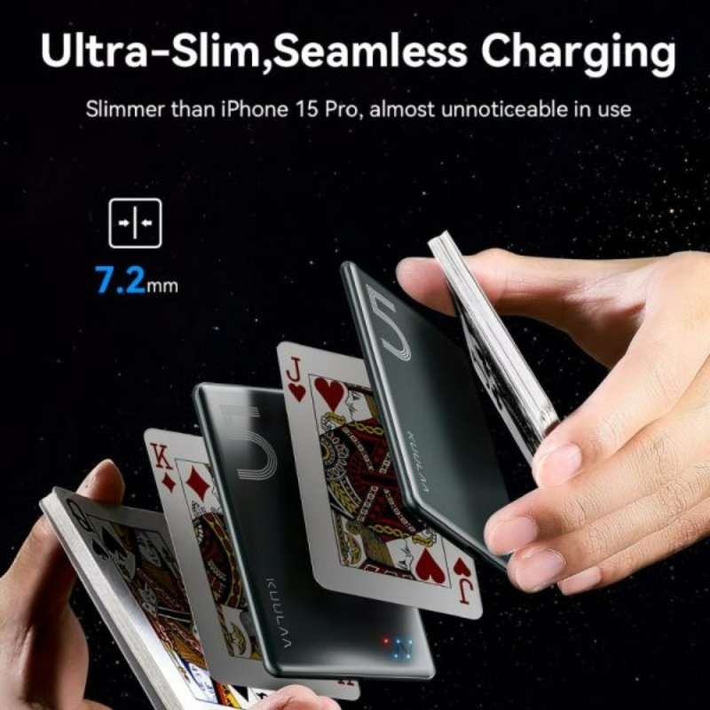 پاوربانک بیسیم KUULAA مدل KY-YD67 Glass ظرفیت 5000mAh image gallery