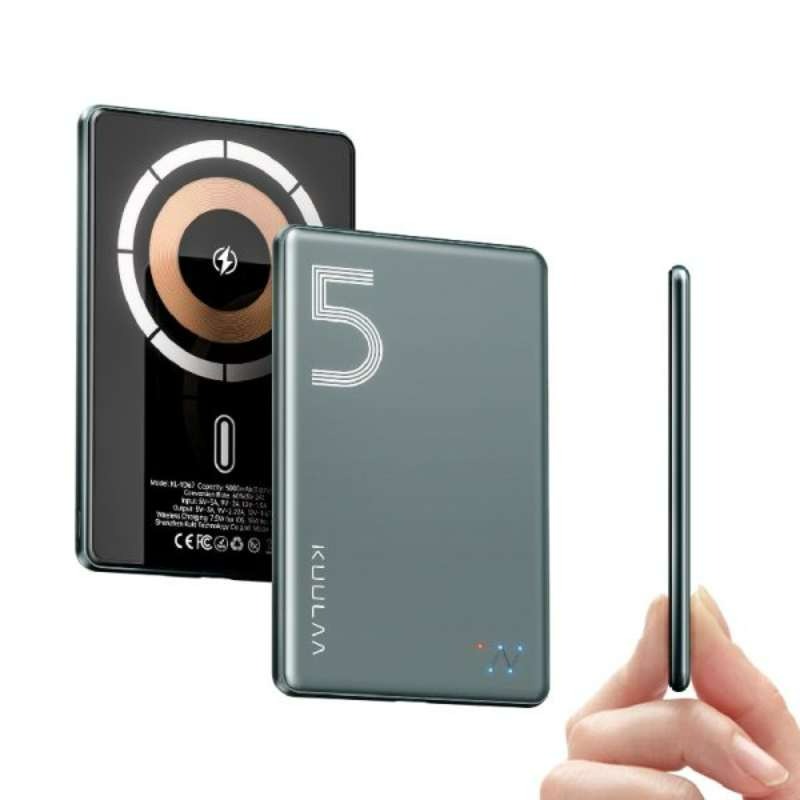 پاوربانک بیسیم KUULAA مدل KY-YD67 Glass ظرفیت 5000mAh image gallery