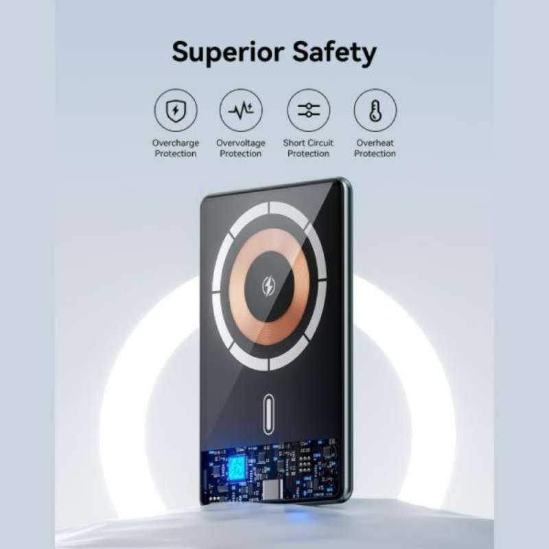 پاوربانک بیسیم KUULAA مدل KY-YD67 Glass ظرفیت 5000mAh image gallery