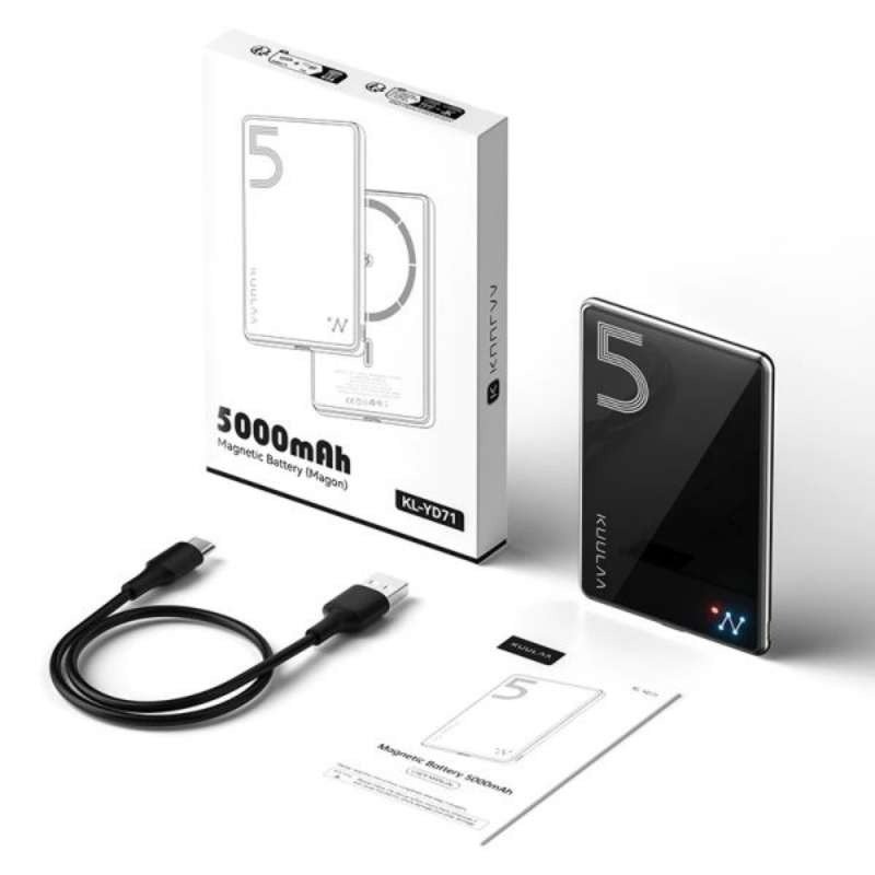 پاوربانک بیسیم KUULAA مدل KY-YD67 Glass ظرفیت 5000mAh image gallery