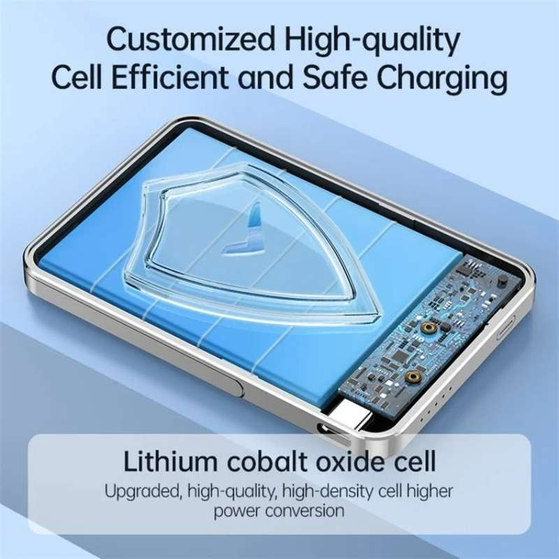 پاوربانک بی‌سیم KUULAA مدل KY-YD59 Glass ظرفیت 5000mAh image gallery