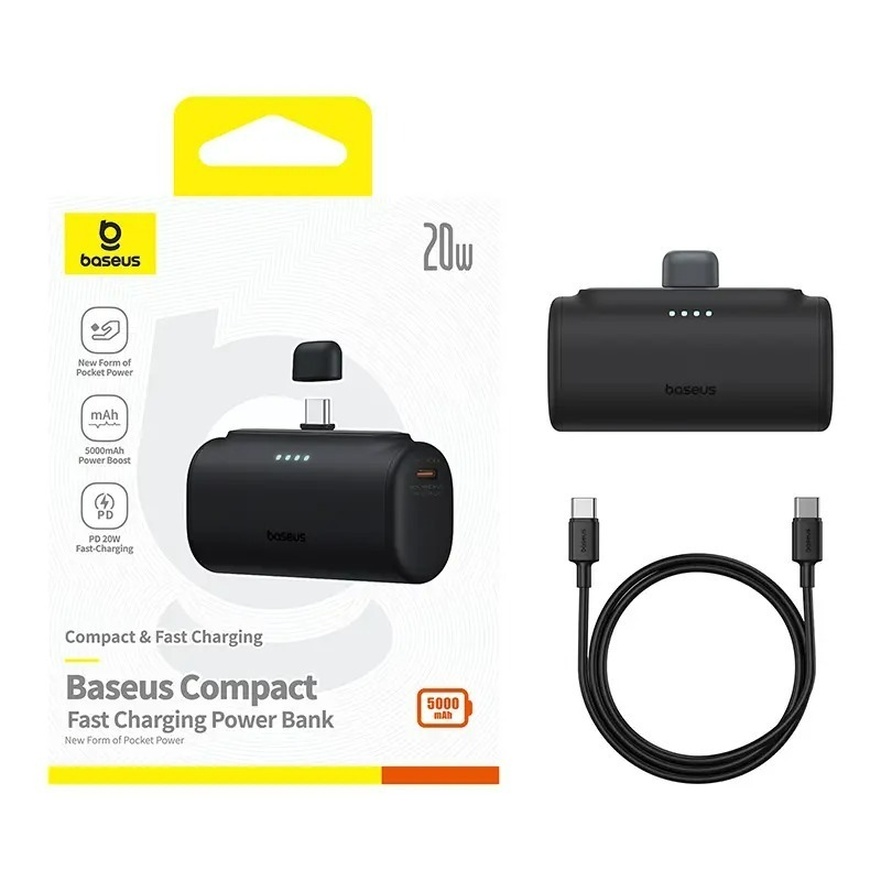 پاوربانک جیبی باسئوس مدل PPWC05T ظرفیت 5000mAh image gallery