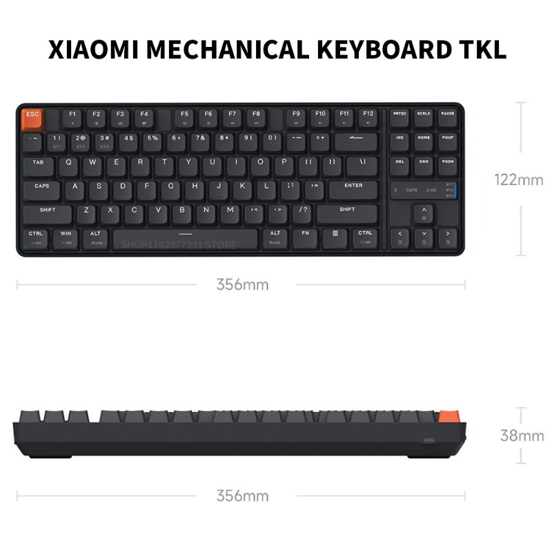 کیبورد مکانیکال شیائومی مدل JXJP02MW Wired Mechanical image gallery