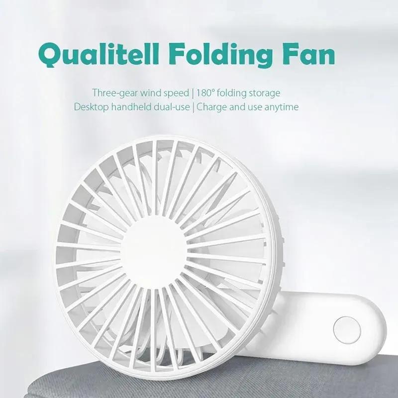 پنکه دستی قابل شارژ مدل Qualitell-F1 image gallery