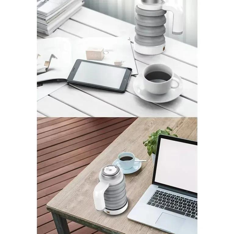 کتری برقی تاشو خودرو مدل JP 500ML سیلیکونی image gallery