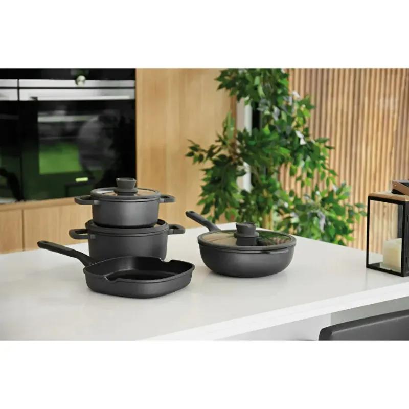 تابه ووک درب دار برگهف مدل Leo Stone سایز 30cm 5L image gallery