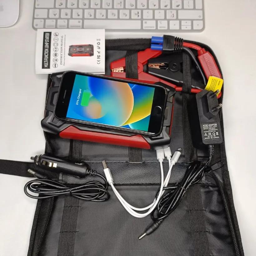 جامپ استارتر و شارژر بیسیم اضطراری مدل Zuix 600A با ظرفیت 12000mAh image gallery