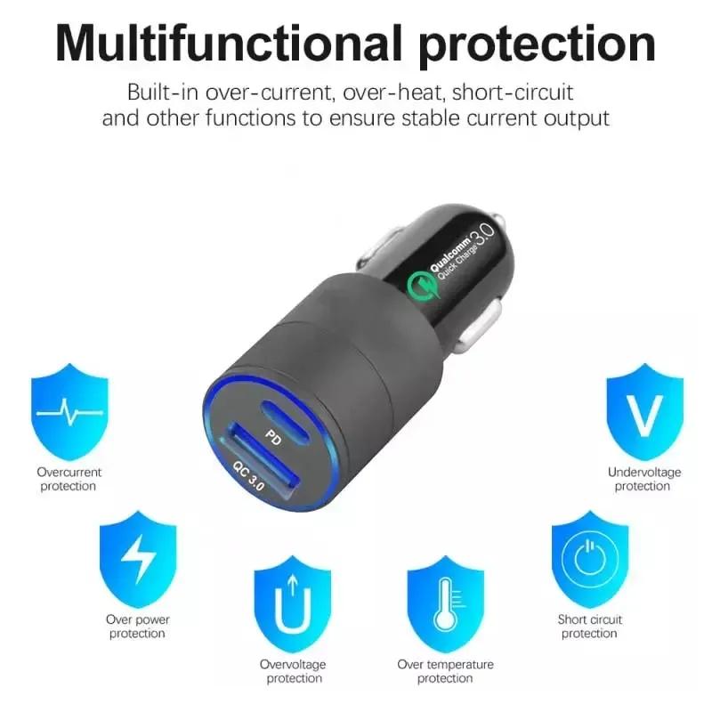 شارژر فندکی کوال کام مدل Quick Charge 3.0 image gallery