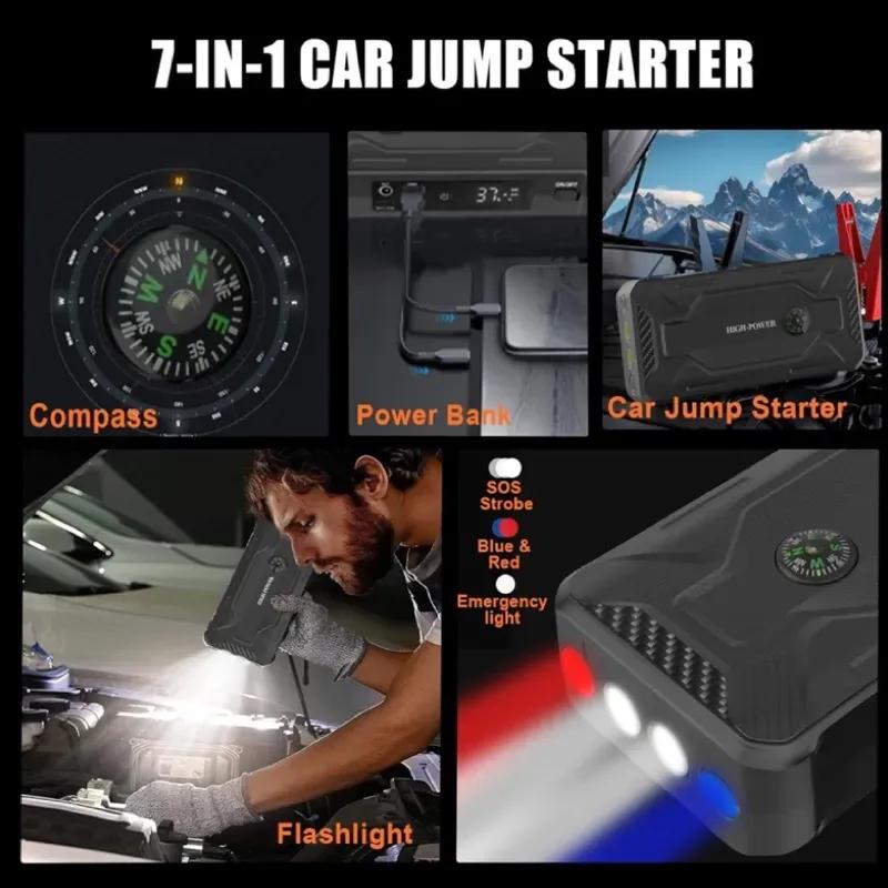 جامپ استارتر و پاوربانک High Power مدل Deluxe ظرفیت 20000mAh image gallery