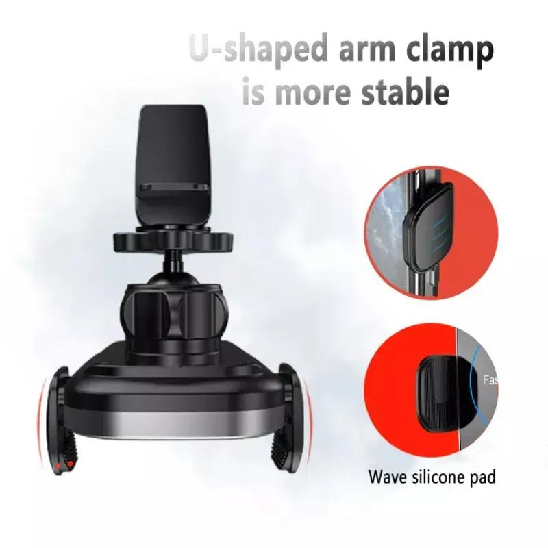 پایه نگهدارنده و شارژر بی‌سیم موبایل مدل Smart به همراه شارژر فندکی image gallery