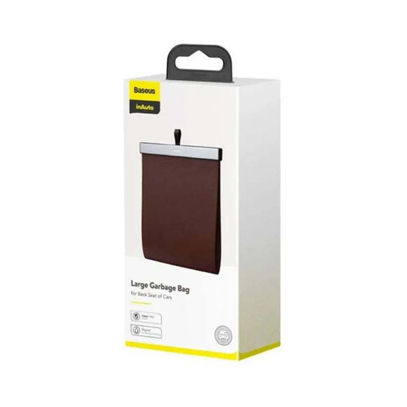 سطل زباله چرمی تاشونده خودرو باسئوس مدل CRLJD-A01 image gallery