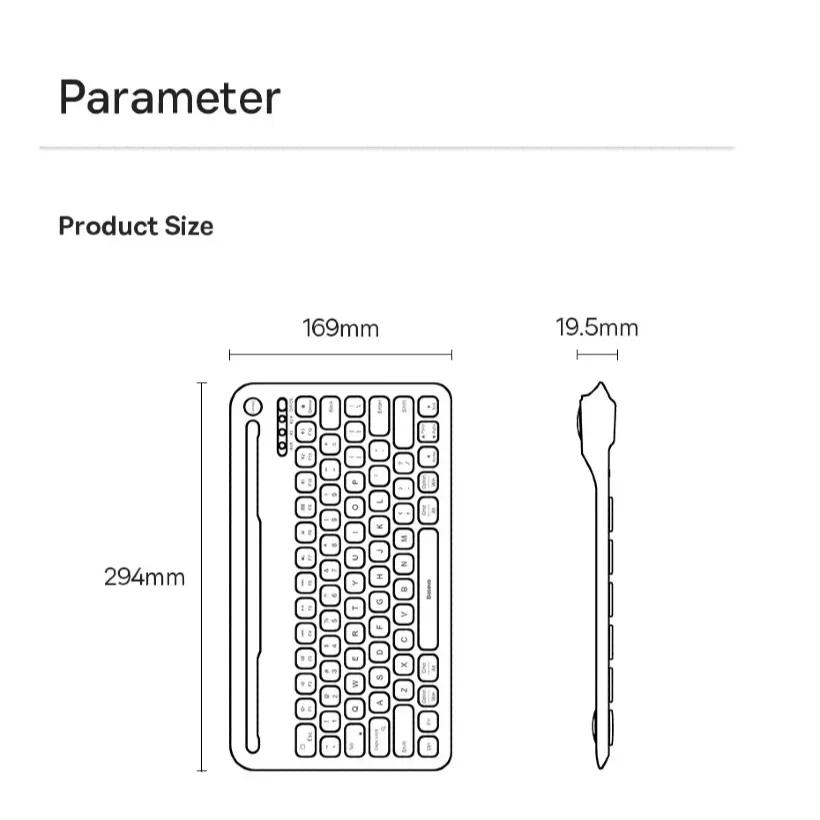 کیبورد باسئوس مدل BS-K02 image gallery