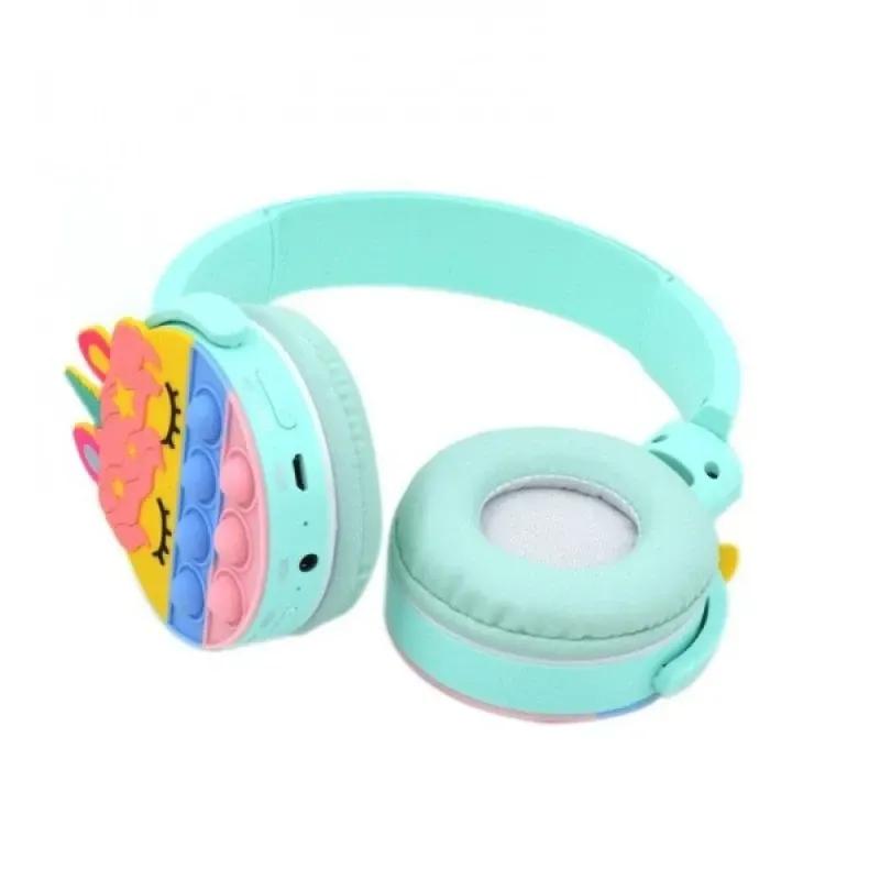 هدفون بلوتوثی طرح اسب تک شاخ مدل JK-009 image gallery