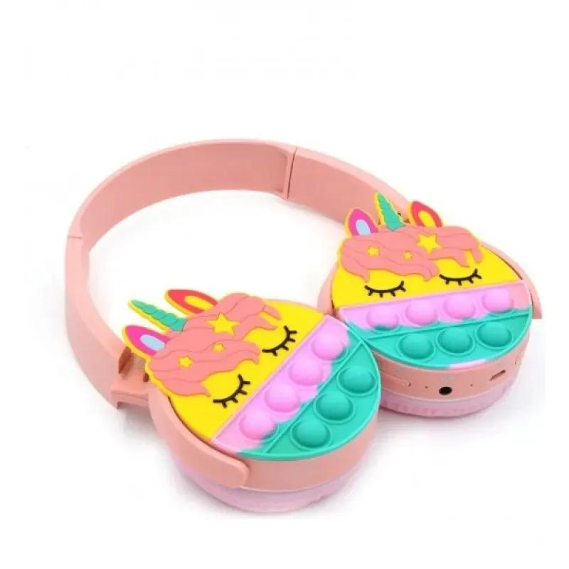 هدفون بلوتوثی طرح اسب تک شاخ مدل JK-009 image gallery