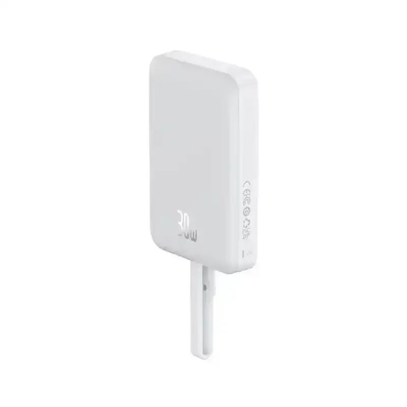 پاوربانک مگنتی باسئوس مدل Magnetic Mini Wireless 30w (Type-C Edition) ظرفیت 10000 میلی‌آمپر ساعت image gallery