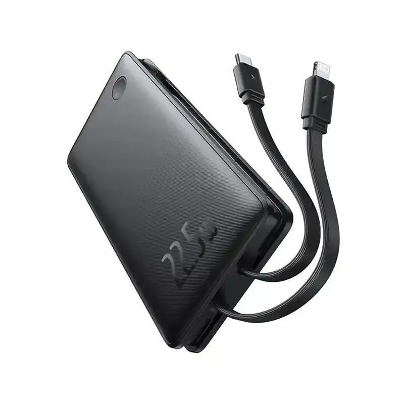 پاوربانک باسئوس مدل Airpow Lite Dual Cable 22.5w با ظرفیت 10000 میلی‌آمپرساعت image gallery
