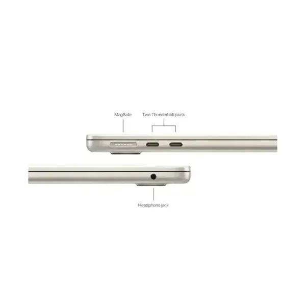 لپ تاپ 13.6 اینچی اپل مدل MacBook Air A3113 MRXU3LL/A M3-8GB-512SSD image gallery