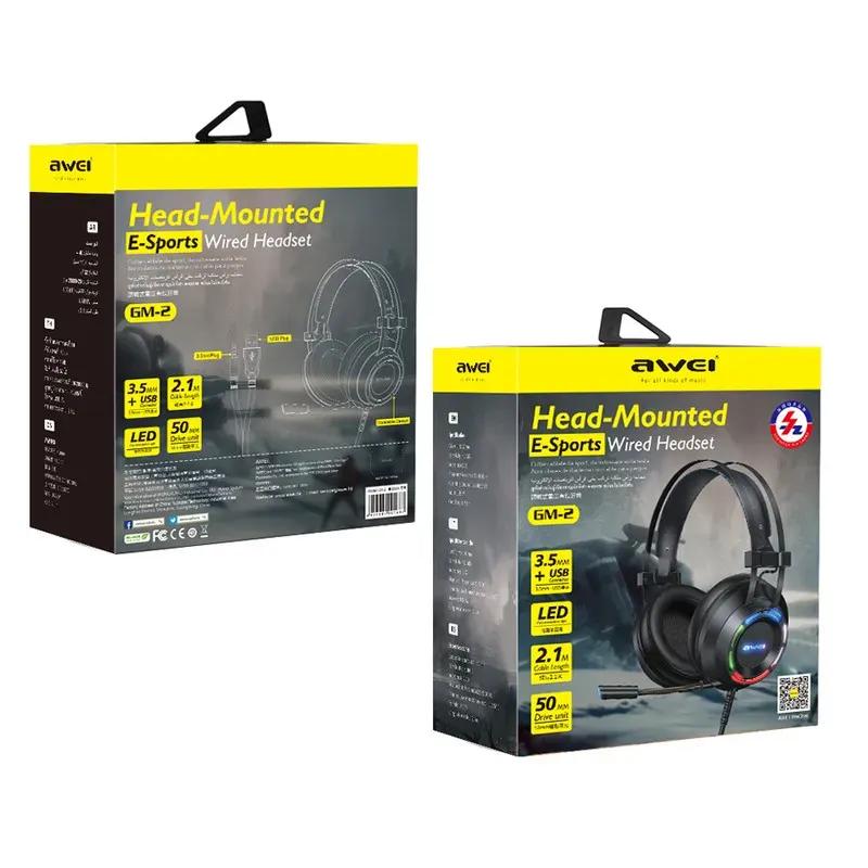 هدفون سیمی گیمینگ اوی مدل GM-2 image gallery