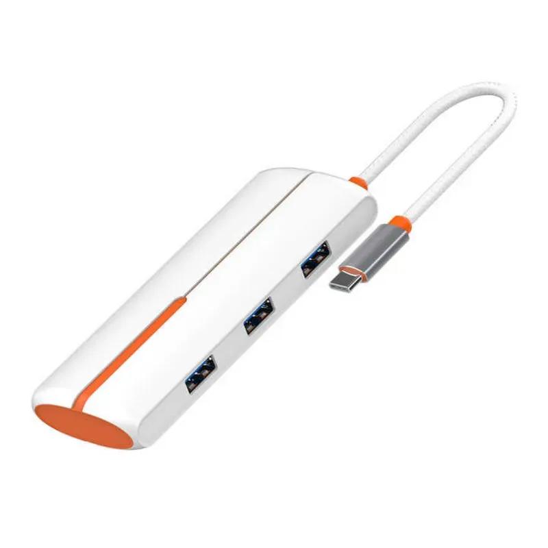 هاب 5 پورت تایپ سی الدینیو مدل 5in1 Type-c Hub Adapter DS-25U توان 100 وات image gallery