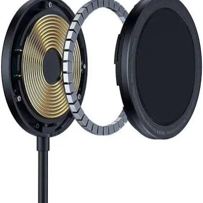 هولدر و شارژر وایرلس رومیزی بیسوس مدل Simple Magnetic CCJJ000001 توان 15 وات برای آیفون 12 به بعد image gallery