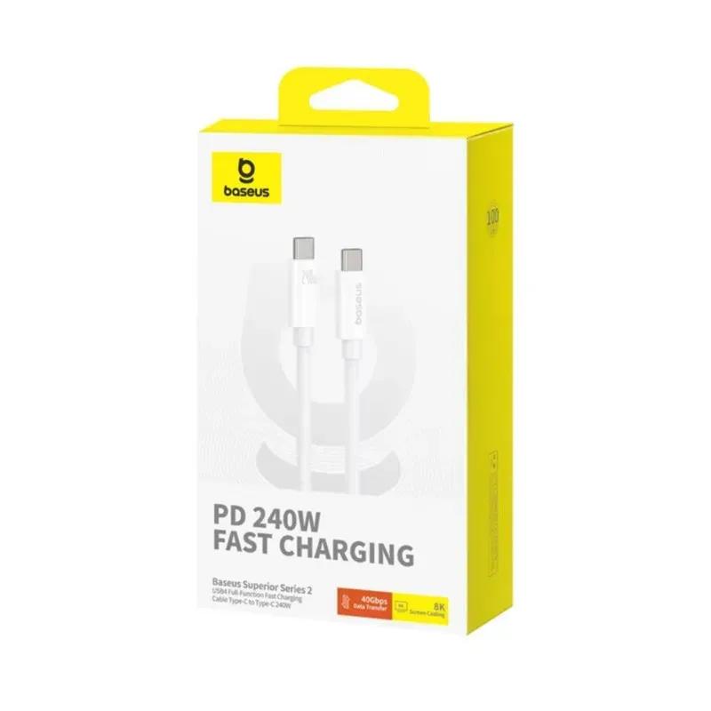 کابل Type-C به Type-C باسئوس مدل  CB000064 Superior Series 2 P10365200211 طول 1 متر توان 100 وات image gallery