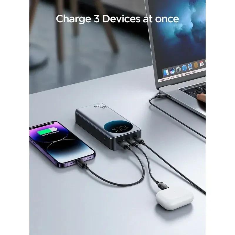 پاوربانک 20000 فست شارژ جویروم مدل JR-PBF04 توان 65 وات image gallery