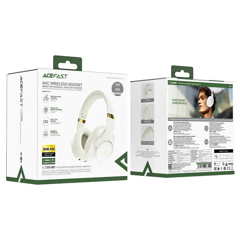 هدفون بلوتوث ایس فست مدل H4 ANC Wireless Headset image gallery