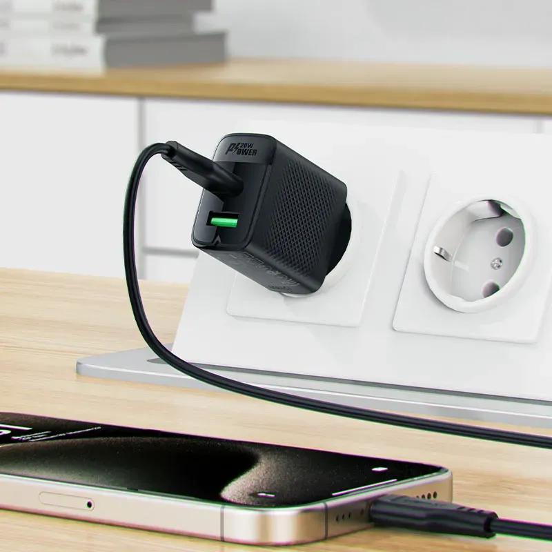 شارژر دیواری ایس فست مدل A78 PD20W GaN Fast Charger توان 20 وات image gallery