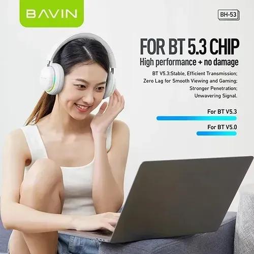 هدفون بلوتوث باوین مدل BH-53 image gallery
