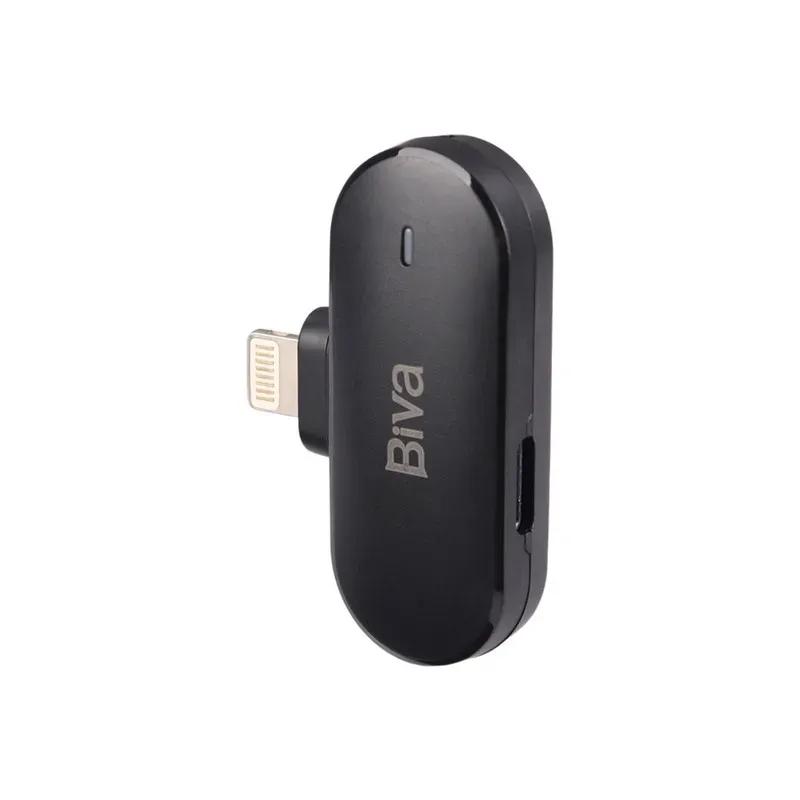 میکروفون یقه‌ ای لایتنینگ بیوا مدل Wireless Microphone WM-05 دارای 2 فرستنده image gallery