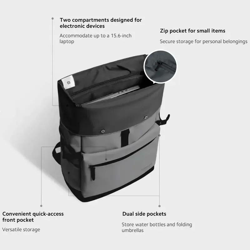 کوله شیائومی مدل Roll top Casual Backpack image gallery