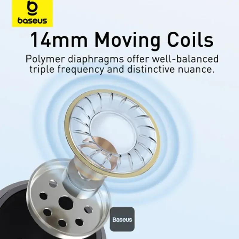 هندزفری سیمی Type C باسئوس مدل  CZ17 Encok Large Moving Coils A00170000113 image gallery