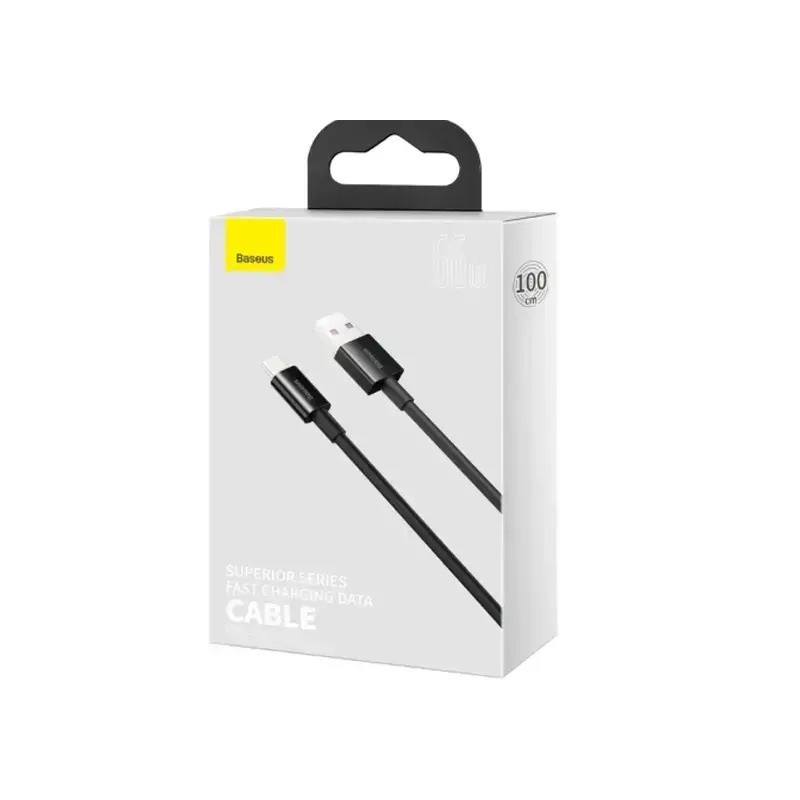 کابل شارژ و انتقال داده باسئوس مدل Baseus Superior Fast Charging Cable USB-A To USB-C 66W با طول 1 متر image gallery