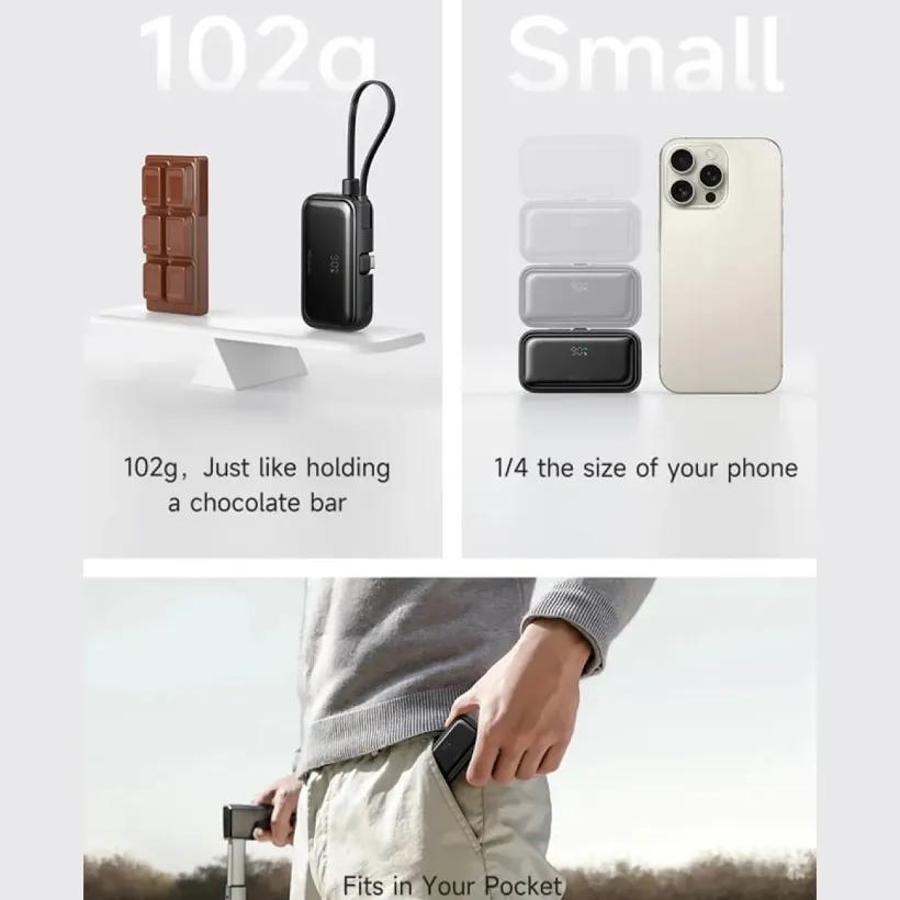 پاوربانک 5000 مک دودو مدل MC-7760 توان 22.5 وات همراه با کانکتور Type-C image gallery