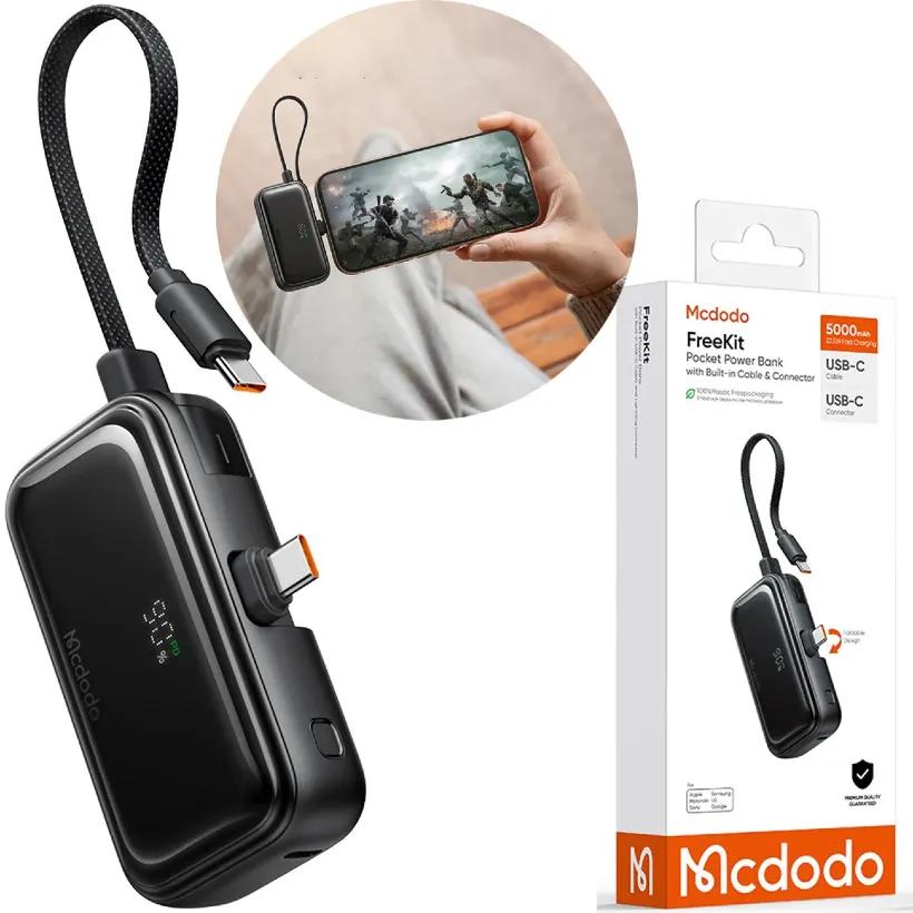 پاوربانک 5000 مک دودو مدل MC-7760 توان 22.5 وات همراه با کانکتور Type-C image gallery