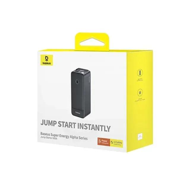 پاوربانک و جامپ استارتر خودرو 6000 میلی آمپر باسئوس مدل  CH006 Super Energy Alpha C00259200121-00 image gallery