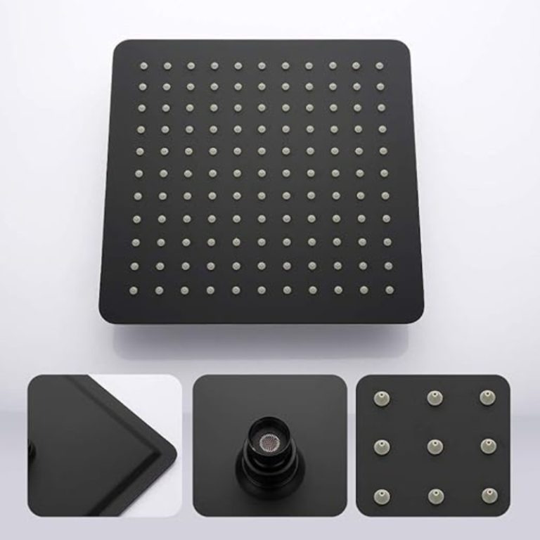 سردوش حمام مدل Flat Steel مجموعه دو عددی سایز ۳۰ سانتی متر  image gallery