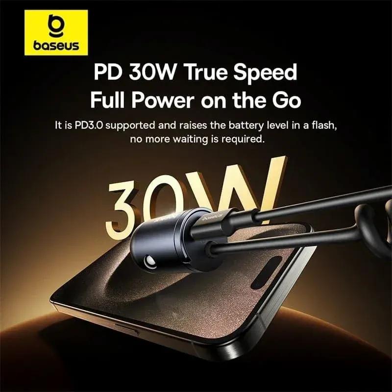 شارژر فندکی بیسوس مدل C00035001121-01 توان 30 وات image gallery