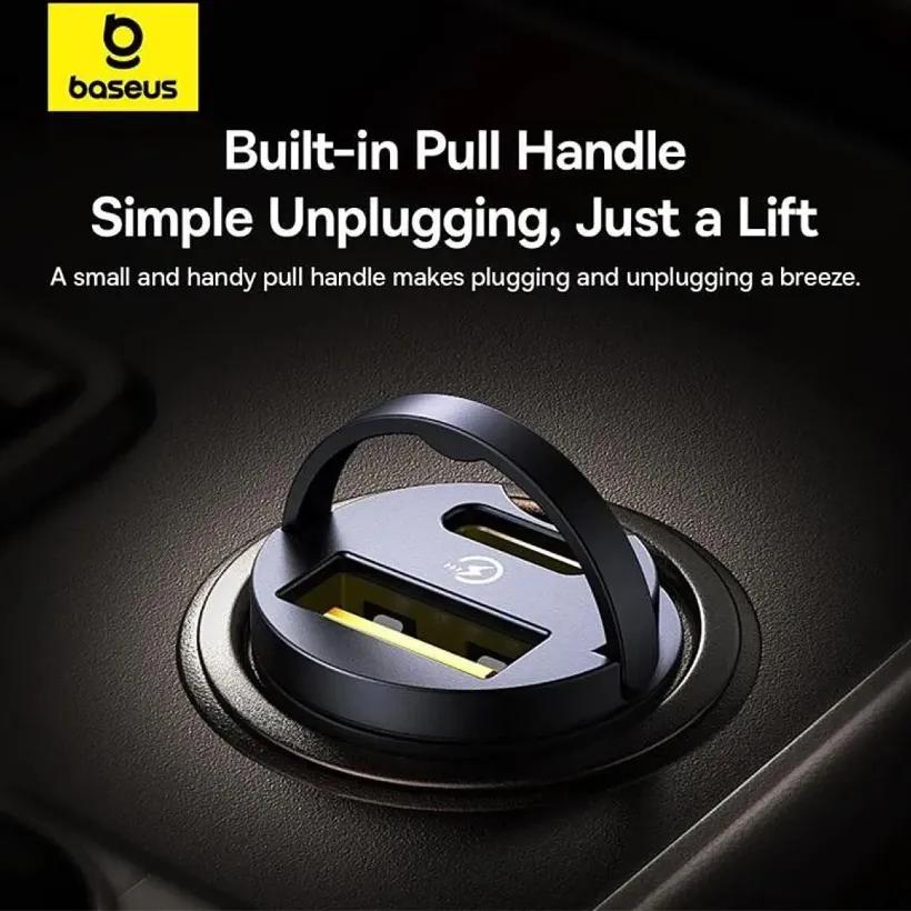 شارژر فندکی بیسوس مدل Tiny Star C00035001121-02 توان 30 وات image gallery