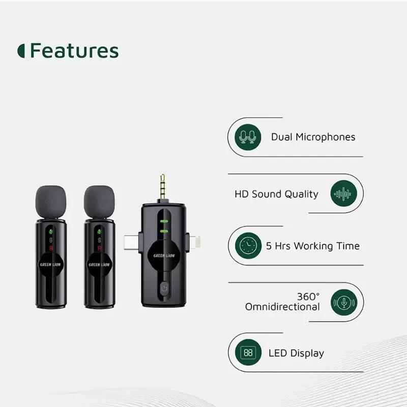 میکروفون بی سیم گرین لاین مدل  GM-80X GNGM80XMICBK image gallery
