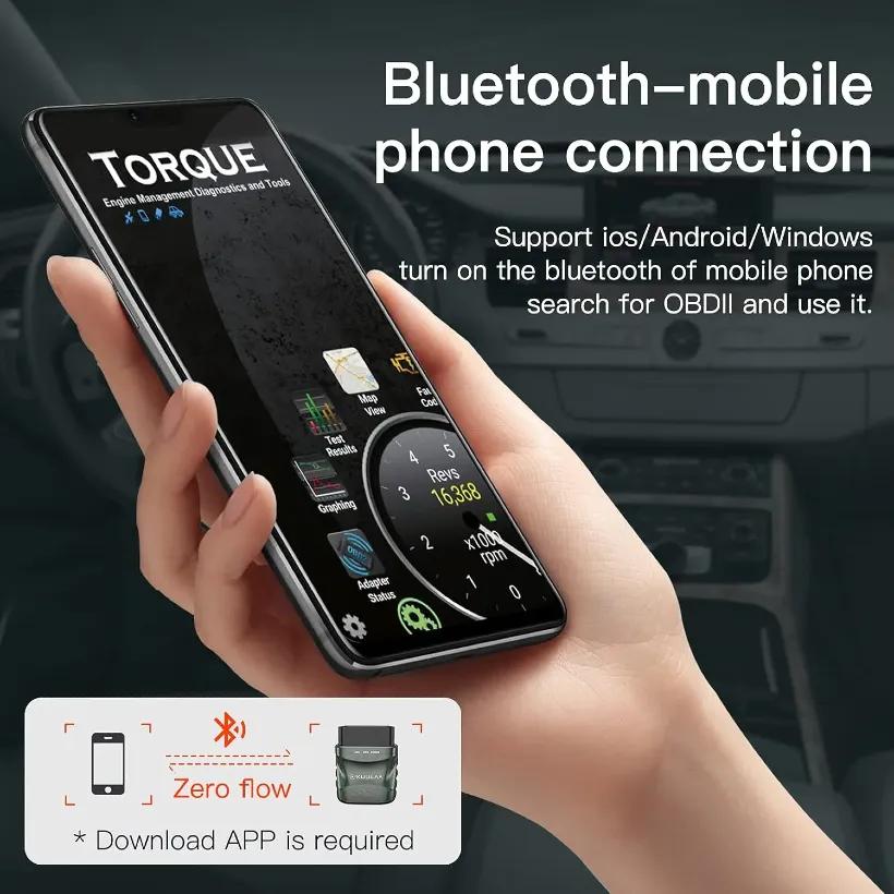 دستگاه دیاگ بلوتوثی خودرو کولا مدل KL-DW006  image gallery