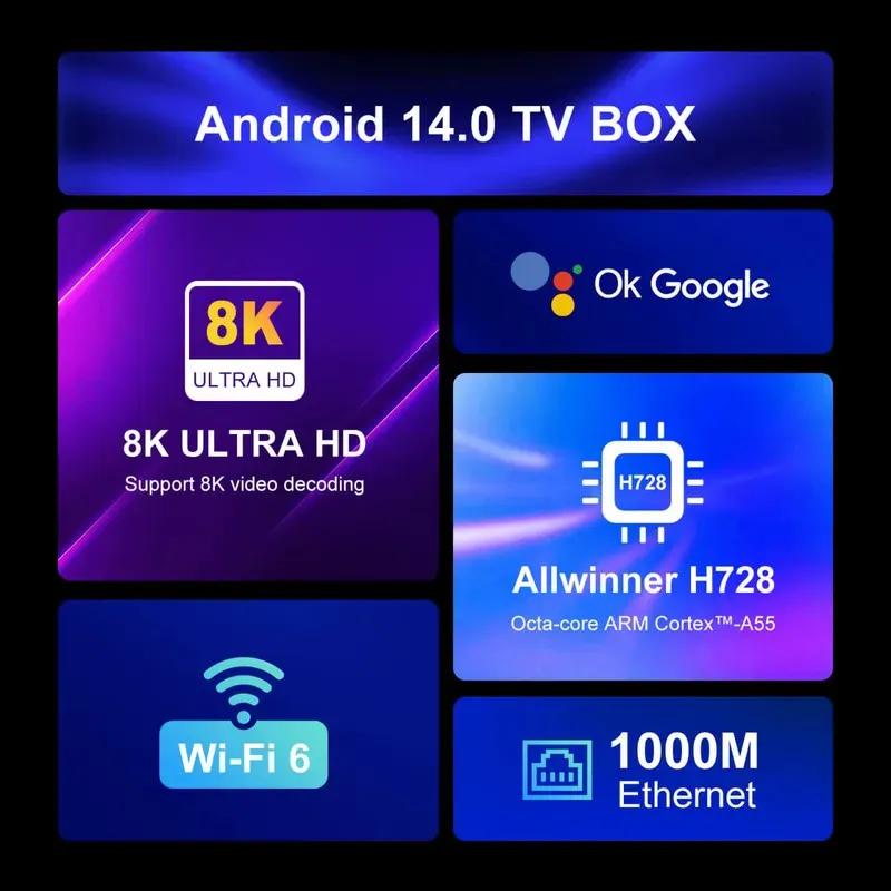 اندروید باکس اچ 96 مدل H96 MAX H728 4GB 32GB image gallery