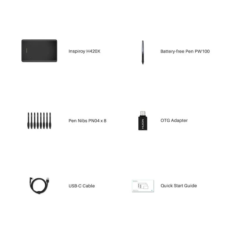 قلم نوری هویون مدل Huion H420X image gallery