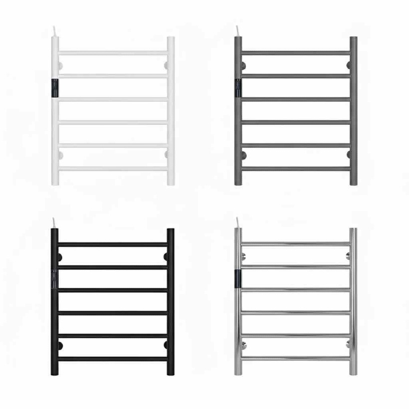 حوله‌خشک‌کن ریلی دیواری Crbohn مدل GN-8601 با نمایش و تنظیم دما image gallery