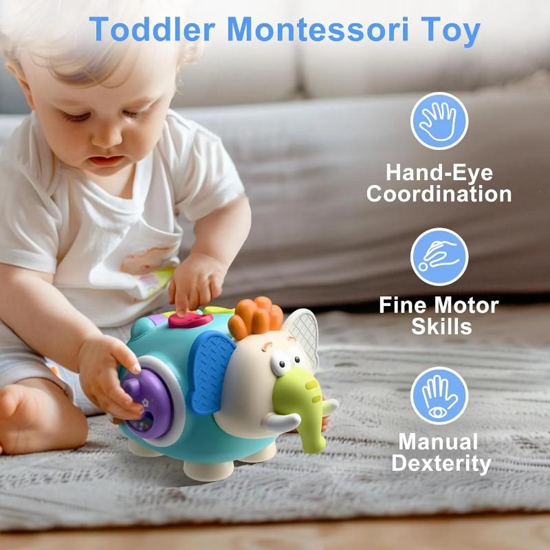 اسباب بازی حسی و دندانی ماموت مدل BY116 image gallery