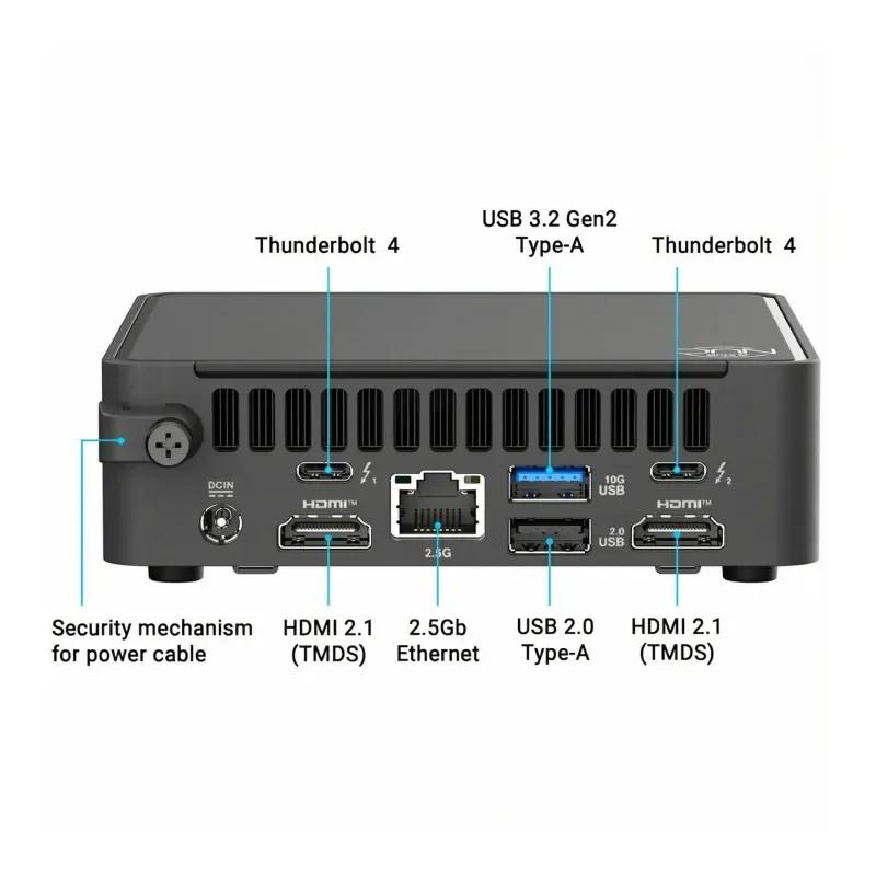 مینی پی‌سی ایسوس مدل asus NUC15CRKU5 8GB 256GB image gallery
