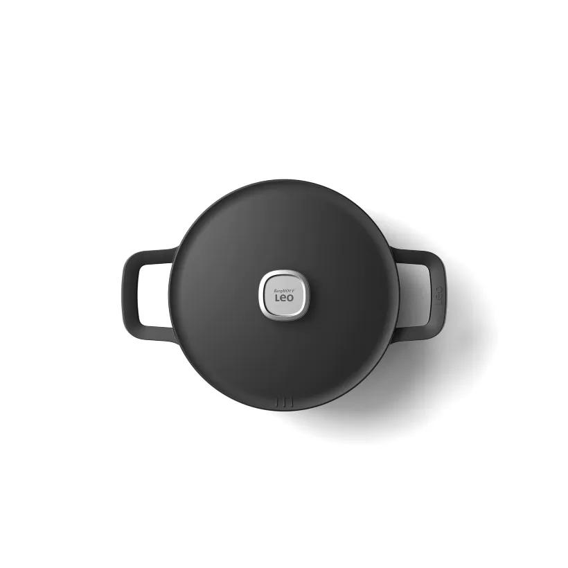 قابلمه نچسب برگهف بلژیک مدل Covered stockpot BergHoff Leo Phantom سایز24cm با دسته سیلیکونی image gallery