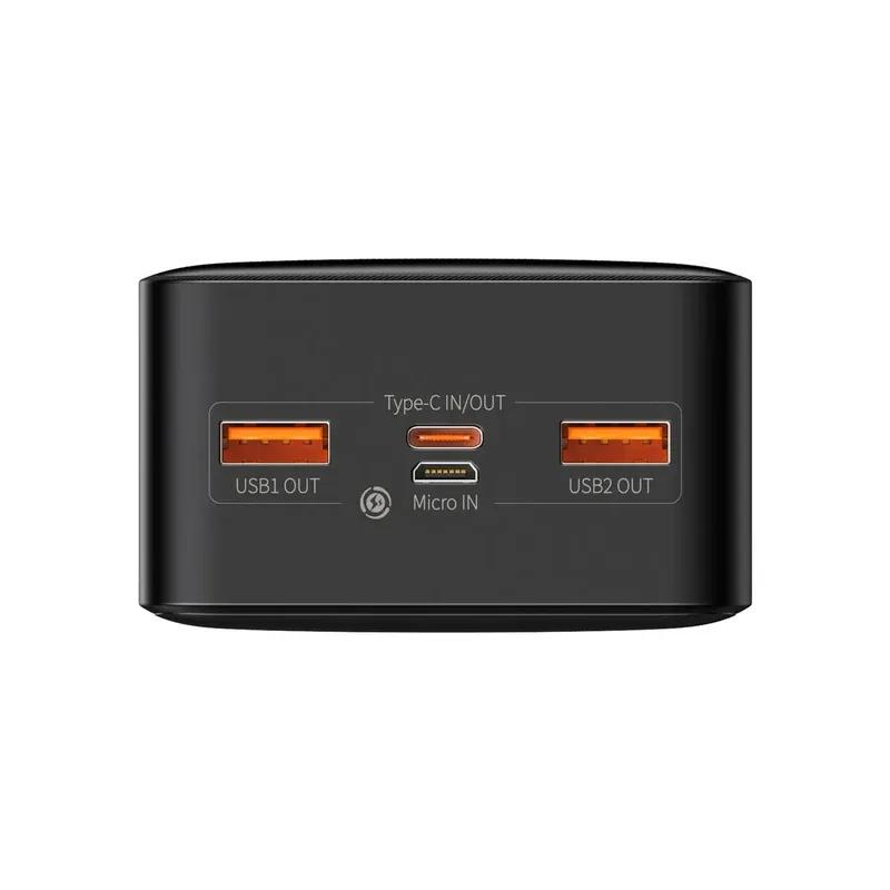پاوربانک بیسوس مدل Baseus Bipow Digital Display PPBD30K PPDML-N01 ظرفیت 30000 میلی آمپر ساعت توان 20 وات image gallery