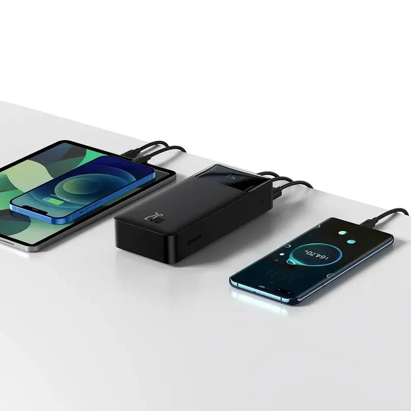 پاوربانک بیسوس مدل Baseus Bipow Digital Display PPBD30K PPDML-N01 ظرفیت 30000 میلی آمپر ساعت توان 20 وات image gallery