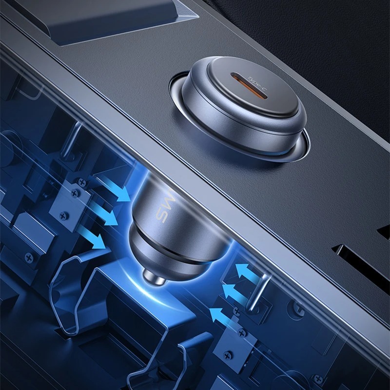 شارژر فندکی یوسمز مدل USAMS CC321 توان 30 وات image gallery